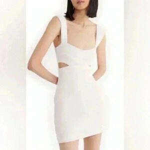 RUMER - Rae Cutout Rib Body-Con Minidress NWT